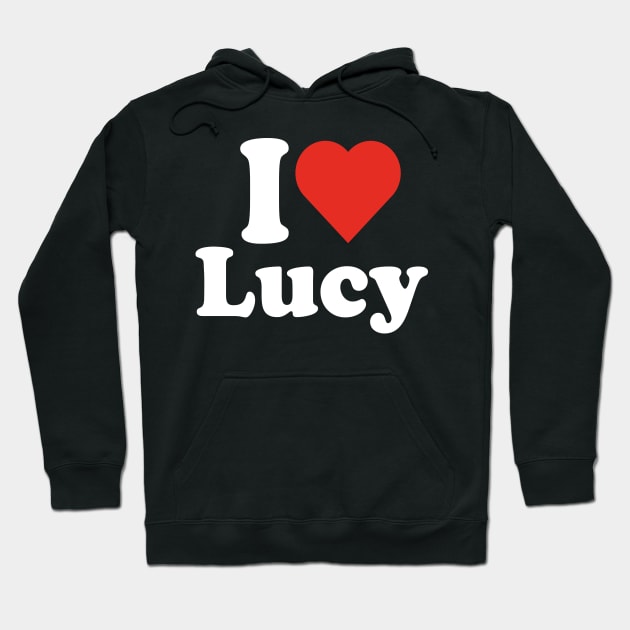 I Love lucy i heart lucy Hoodie by Egrinset